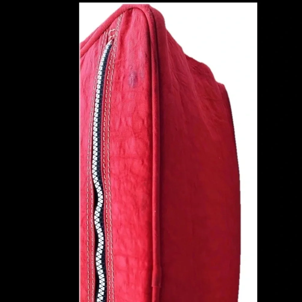 Kipling Vintage Private Transport Weekend Travel Messenger Bag - Red - Picture 4 of 14